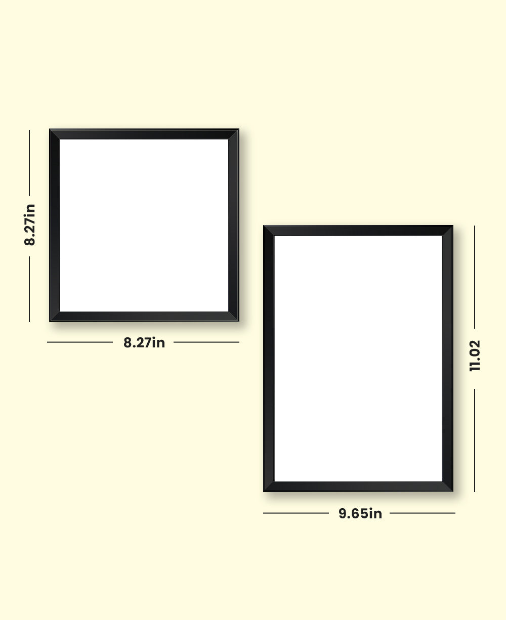 Handmade Mandala Art Frame White Edition