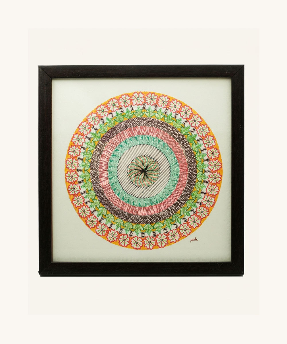Handmade Mandala Art Frame Black Edition