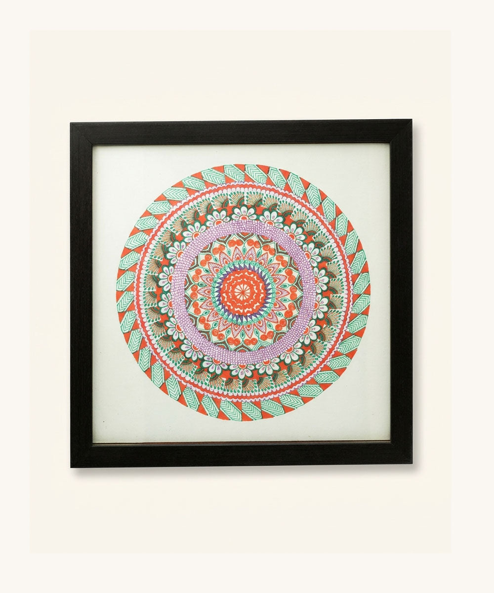 Handmade Mandala Art Frame Black Edition