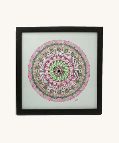 Handmade Mandala Art Frame Black Edition