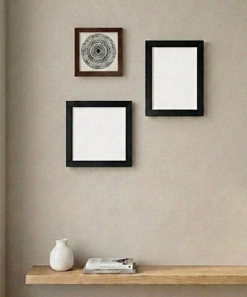 Handmade Mandala Art Frame Brown Edition