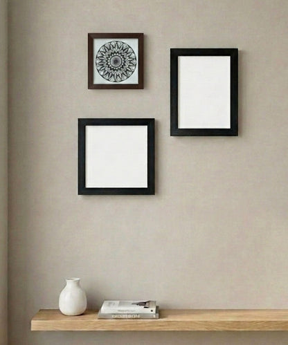 Handmade Mandala Art Frame Brown Edition