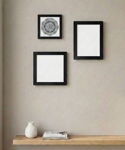 Handmade Mandala Art Frame Black Edition