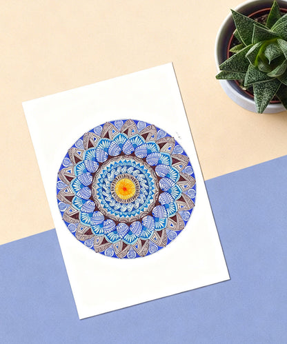 Handmade Mandala Art Frame Black Edition