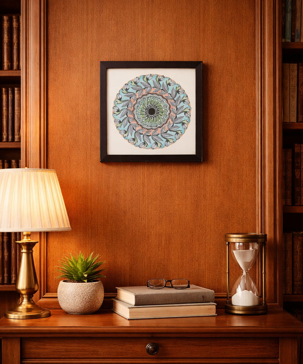 Handmade Mandala Art Frame Black Edition