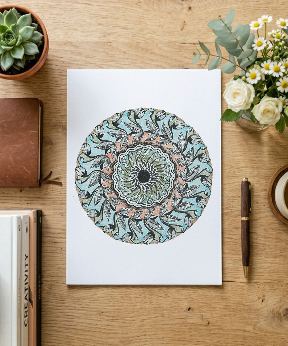 Handmade Mandala Art Frame Black Edition