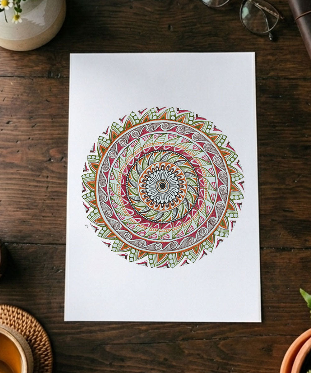 Handmade Mandala Art Frame Black Edition